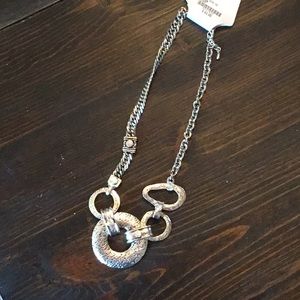NWT silver statement necklace